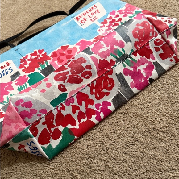 Kate Spade - Be Mine Rose Market Hallie Tote. limited edition - Valentines Day - Picture 3 of 5